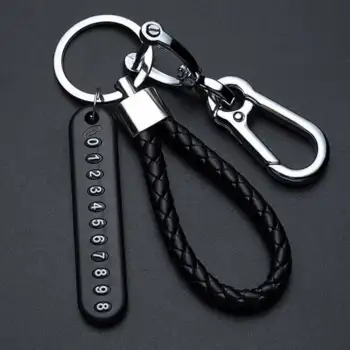 New Anahtarlığa TakılabilenTelefon Numarası Etiketli Numaratörlü Anahtarlık