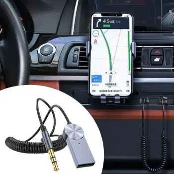 New Araba için Bluetooth Aux Alıcısı Wireless Araç Kiti