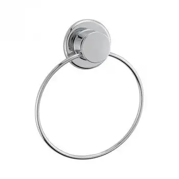 New Arkası Yapışkanlı Yuvarlak Metal Havluluk Askısı Aparatı