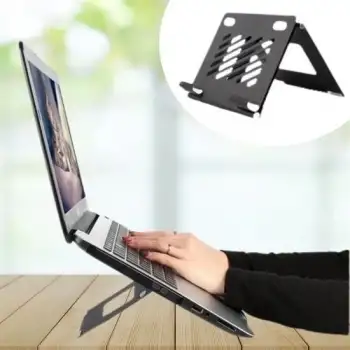 New  Ayarlanabilir Metal Dizüstü Destek Tabanı Katlanabilir Taşınabilir Laptop Sehpası Standı