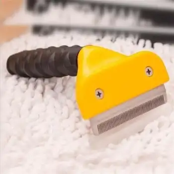 New Fubminator Kedi Köpek Tüy Toplama Tarağı  Kaşıma Aparatı 4,5 Cm