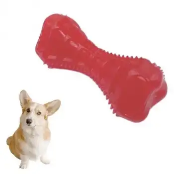 New Köpekler İçin Diş Kaşıma Oyuncağı Tırtıklı Yapıda Plastik Dumbell