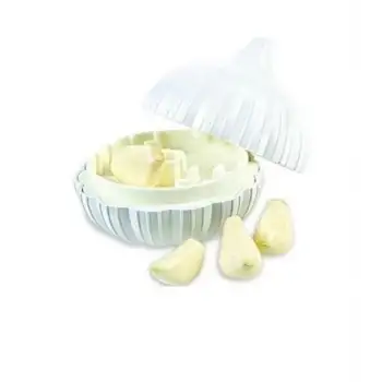 New Sarımsak Şeklinde Pratik Sarımsak Ezici Rendeleyici El Rondosu