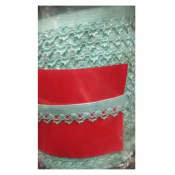 Çamaşır Lastiği Dantelli 1 cm 75 Metre 1 Top Su Yeşili