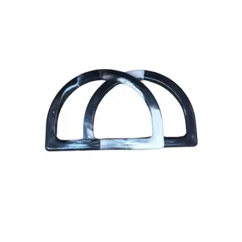 Çanta Sapı D Model Siyah-Beyaz 12,5 cm