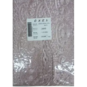 Dantel Polyester Sanal Tül Bant Y.Pudra 14,60 Metre En 6 cm ON-3493-PU