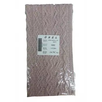 Dantel Polyester Sanal Tül Bant Y.Pudra 14,70 Metre En 6 cm ON-1661-PU