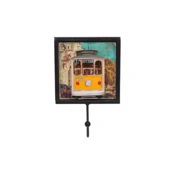 Dekoratif Metal Askı Tramvay Dekorlu
