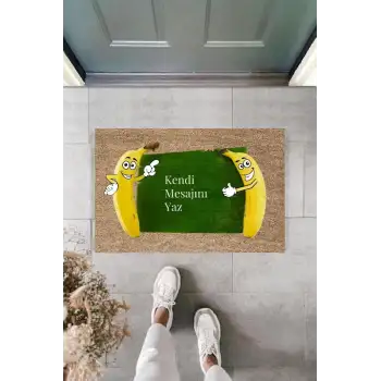 Dijital Baskı Kişiye Özel İç Kapı Dekorasyon Paspas  PS11202