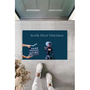 Dijital Baskı Kişiye Özel İç Kapı Dekorasyon Paspas  PS11206