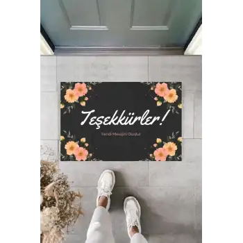 Dijital Baskı Kişiye Özel İç Kapı Dekorasyon Paspas  PS11212