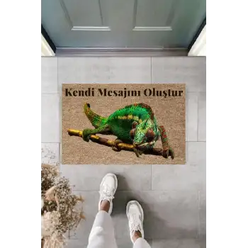 Dijital Baskı Kişiye Özel İç Kapı Dekorasyon Paspas  PS11219