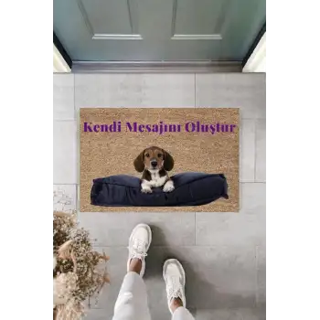 Dijital Baskı Kişiye Özel İç Kapı Dekorasyon Paspas  PS11227