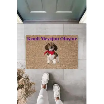 Dijital Baskı Kişiye Özel İç Kapı Dekorasyon Paspas  PS11229