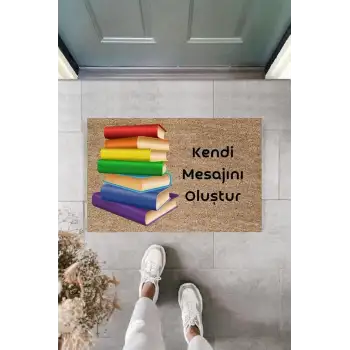 Dijital Baskı Kişiye Özel İç Kapı Dekorasyon Paspas  PS11239