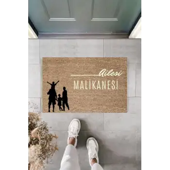 Dijital Baskı Kişiye Özel İç Kapı Dekorasyon Paspas PS11307