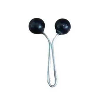 Eşarp Klipsi Top Model Düz Siyah 1 Adet