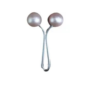 Eşarp Klipsi Top Model Düz Somon 1 Adet