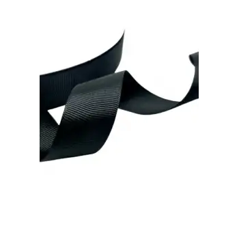 Grogren Kurdele 1 cm 10 Metre Siyah