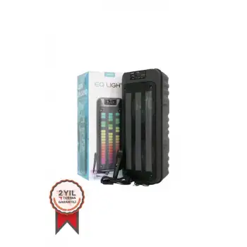 Gts-1852 Taşınabilir Rgb Ledli Bluetooth Hoparlör Usb-tf Siyah