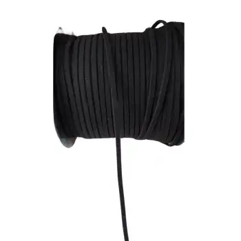 Güderi İp 1 mm Siyah 5 Metre