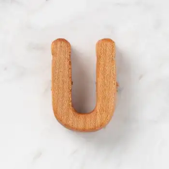 Hobi Baby Organik Ahşap Harf - Ü