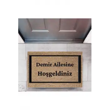 Kapı Önü Paspası Dekoratif Dijital Baskı Kişiye Özel P-2314