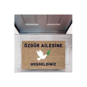 Kapı Önü Paspası Dekoratif Dijital Baskı Kişiye Özel P-2448