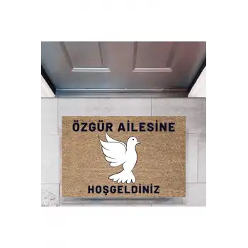 Kapı Önü Paspası Dekoratif Dijital Baskı Kişiye Özel P-2449