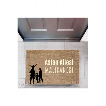 Kapı Önü Paspası Dekoratif Dijital Baskı Kişiye Özel P-2466