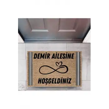 Kapı Önü Paspası Dekoratif Dijital Baskı Kişiye Özel P-2501