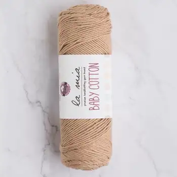 La Mia Baby Cotton Bej El Örgü İpi - L049 - 33627