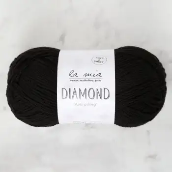 La Mia Diamond Siyah El Örgü İpi - L006 - 33724