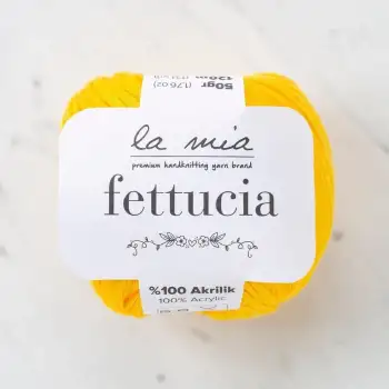 La Mia Fettucia Sarı El Örgü İpi - L003 - 33885