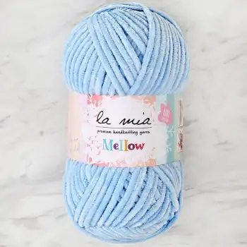 La Mia Mellow Bebe Mavi El Örgü İpi - 907 - 34156