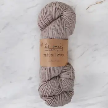 La Mia Natural Wool Bej El Örgü İpi - H3 - 33605