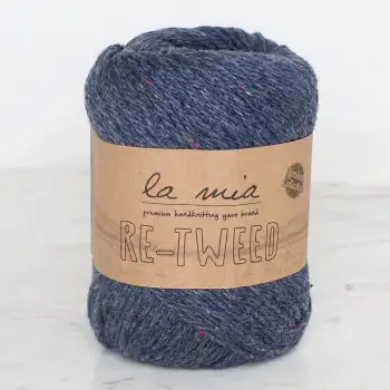 La Mia Re-Tweed Lacivert Melanj El Örgü İpi - L108 - 34412