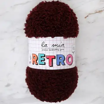 La Mia RETRO Koyu Kahverengi El Örgü İpi - LM3201