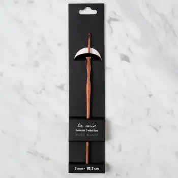 La Mia Rosewood 2 mm 15.5 cm Ahşap Yün Tığ