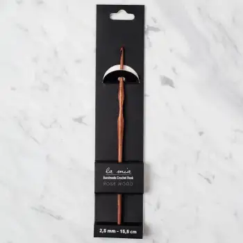 La Mia Rosewood 2.5 mm 15.5 cm Ahşap Yün Tığ