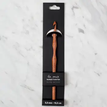 La Mia Rosewood 5.5 mm 15.5 cm Ahşap Yün Tığ