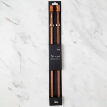 La Mia Rosewood 9 mm 36 cm Ahşap Örgü Şişi