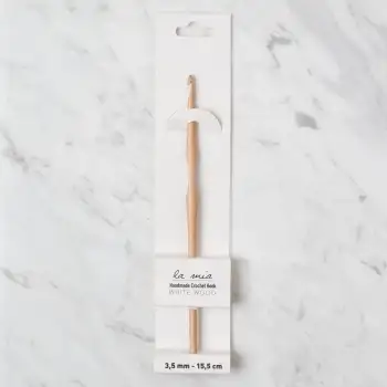 La Mia Whitewood 3.5 mm 15.5 cm Ahşap Yün Tığ