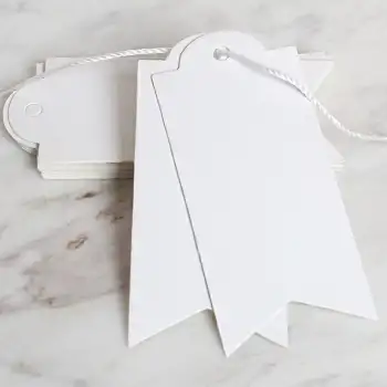 Loren 10lu Flama Beyaz Etiket ve Klipsli Etiket İ