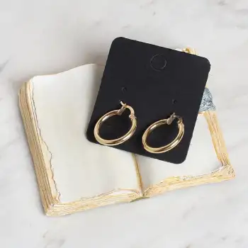 Loren 25li Siyah Takı Küpe Kartı