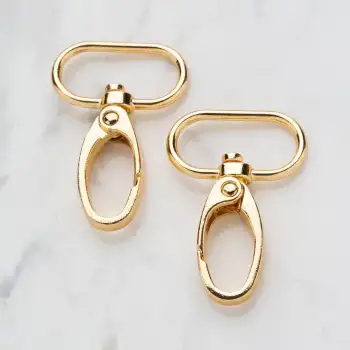 Loren 3 cm 2 li Altın Rengi Makrome Anahtarlık Kan