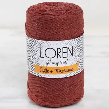 Loren Cotton Macrame Kiremit - L035