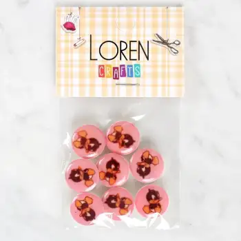 Loren Crafts 8li Ördek Düğme - 1202