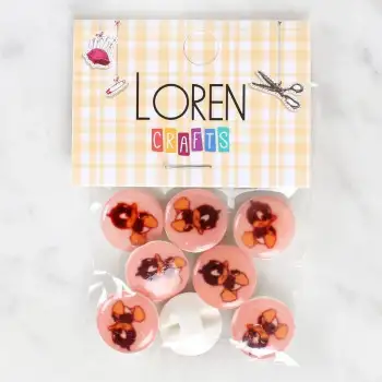 Loren Crafts 8li Ördek Düğme - 1206