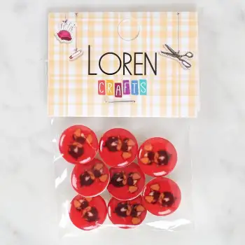 Loren Crafts 8li Ördek Düğme - 1207